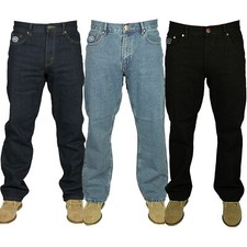 Mens Straight Leg Jeans Plus