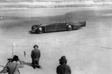 The car GOLDEN ARROW of Henry Segrave at Daytona Beach 1929 4x6 PHOTO