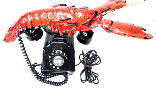 Telephone bakelite rotary 1945 - telephone,