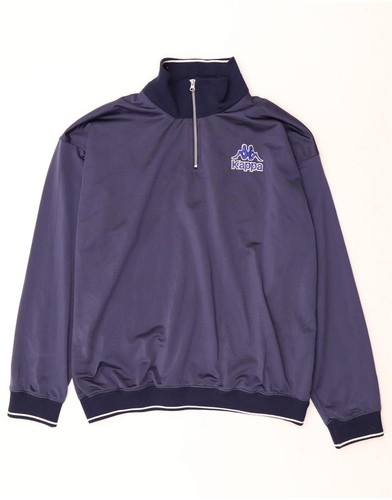 Kappa mens oversized zip neck - mens,