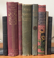 6 Antiquarian Pictorial Cloth