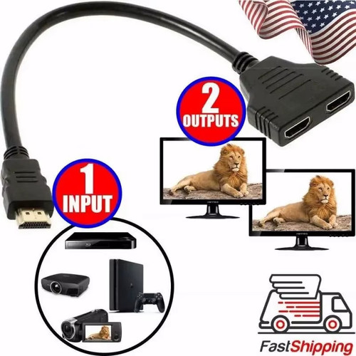 Hdmi splitter adapter - hdmi, cable