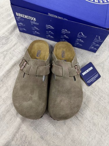 Birkenstock taupe slippers - taupe,