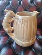 Vintage 1930's SylvaC Acorn & Squirrel Jug #1959 - Art Deco - Retro Kitchenalia