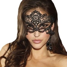 Lace Masquerade Mask Venetian Halloween Ball Sexy Costume Fancy Dress Party UK