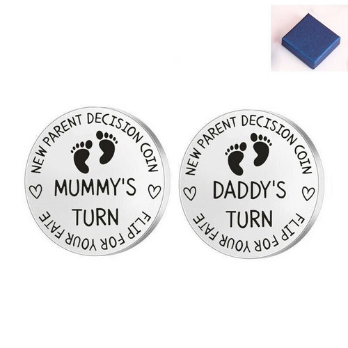 Newborn parent decision coin - newborn,