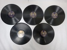 5 Shellac 8.3" Records Edison