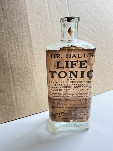 Antique medicine bottle - medicine,