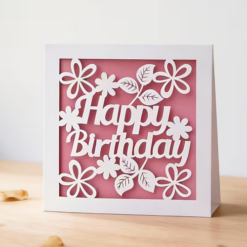 Happy birthday with - happy, flowers
