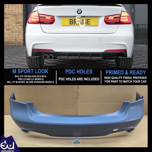 Sport rear bumper primed for - bumper,