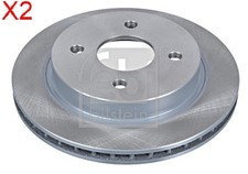 Rear brake disc pcs febi - disc,