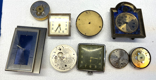 Antique clock movements - movements, for