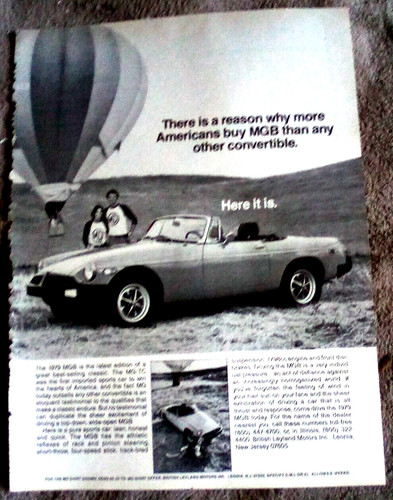 1979 mgb convertible hot - convertible,