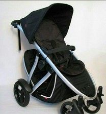 Phil and Ted Verve Double Buggy With Travel Bag, Double Raincover 