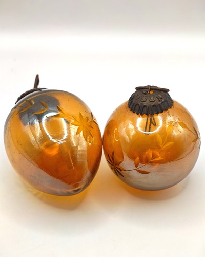 Pair vintage kugel style - pair, of