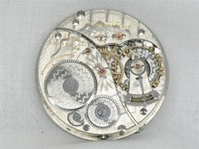 16S ELGIN 21 JEWEL GR 454 FATHER TIME RAILROAD WATCH MOVEMENT & DIAL, CLEAN ME!