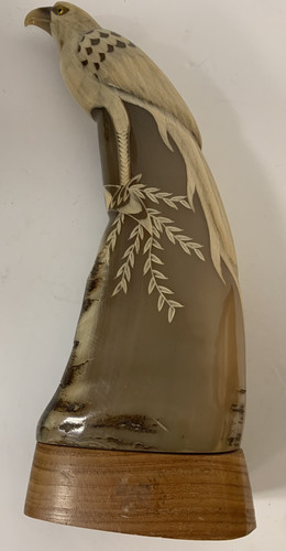 Hand carved eagle water - hand, in