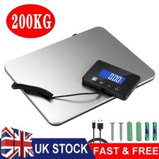 200kg Heavy Duty Digital Postal Parcel Scales Platform Postage Shipping Weighing