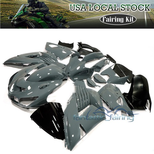 Grey fairing kit - fairing, kawasaki
