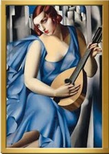 AMARA de LEMPICKA  Art PRINTS A4 LAMINATED