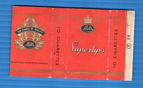 Old empty cigarette packet - cigarette,