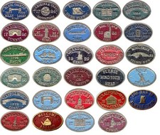 Canal barge ware quality solid brass bridge plaques