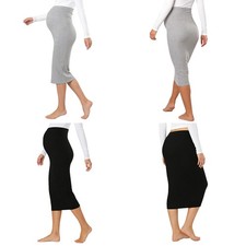Maternity Ribbed Pencil Causal
