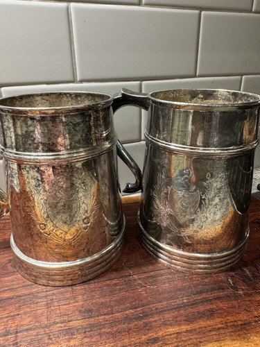 Vintage glass bottom - vintage, tankards