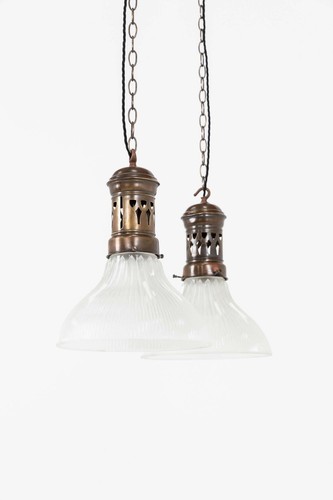 Antique holophane prismatic - antique,