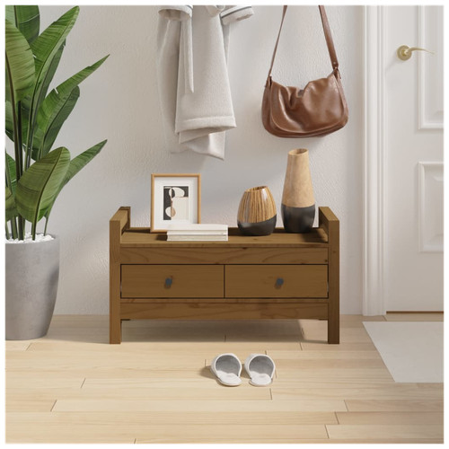 Hall bench solid pine wood - hall,