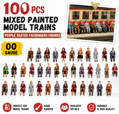 100x seated model railway - 100x,