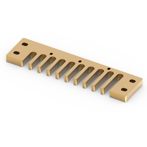 Aluminum alloy comb harmonica - comb,