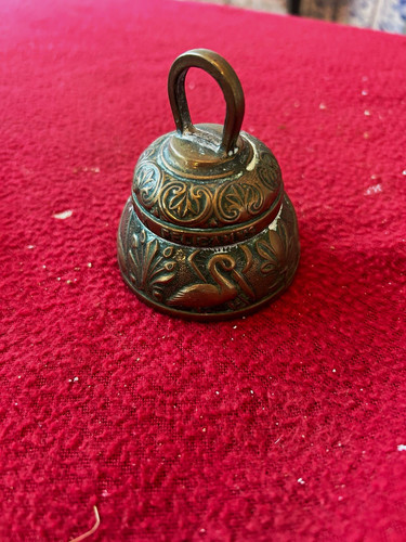 Bronze metal hand bell - metal,