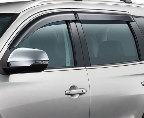 Black wind deflectors door - wind,