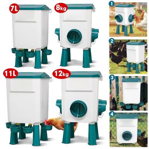 12kg 8kg chicken feeder 11l - feeder, 11l/7l