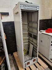 Ex-MoD 36U 19" server comms AV radio rack cabinet, anti-vibration mounting