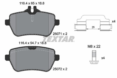 New brake pad - disc,