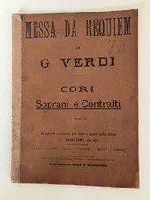 Music Score - Messa Da Requiem