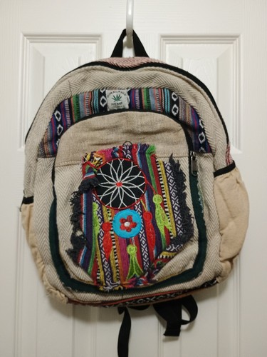 Himalayan hemp bag backpack - himalayan,