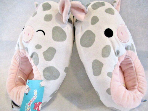 Squishmallow pig slippers kids - pig,