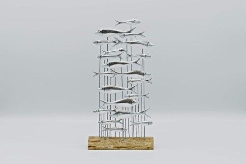 Tall silver fish - fish, shoal