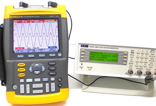 Fluke 196c scopemeter 100mhz - scopemeter,,