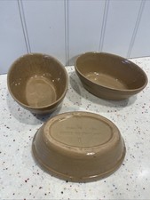 Mason Cash & Co Vintage Ceramic Pie Dishes 3 Individual Oval Sizes