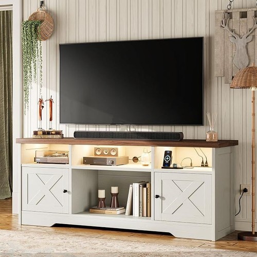 Coleshome white unit tv - tv,
