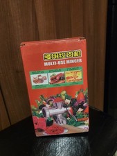 Heavy Duty Manual Sausage Maker Meat Mincer & Grinder Hand Operated Kitchen Tool