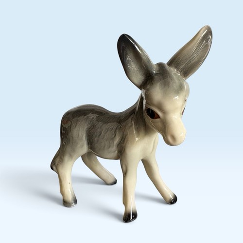 Vintage ceramic donkey - ceramic,