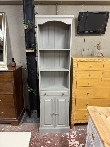Narrow pine bookcase - narrow,