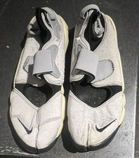 NIKE AIR RIFT LEATHER VINTAGE TRAINERS SPLIT TOE White 2007 UK Size 7.5