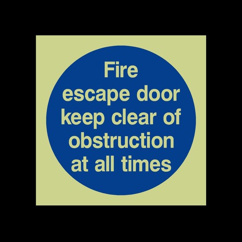 Fire escape door keep - fire,