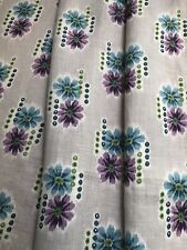 Daisy Floral Fabric By metre